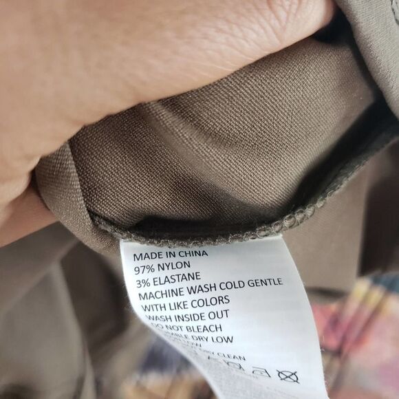 Prana women's green nylon blend outdoor jacket sz small - Picture 3 of 12